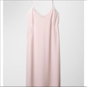 ARITZIA Pink Slip Dress